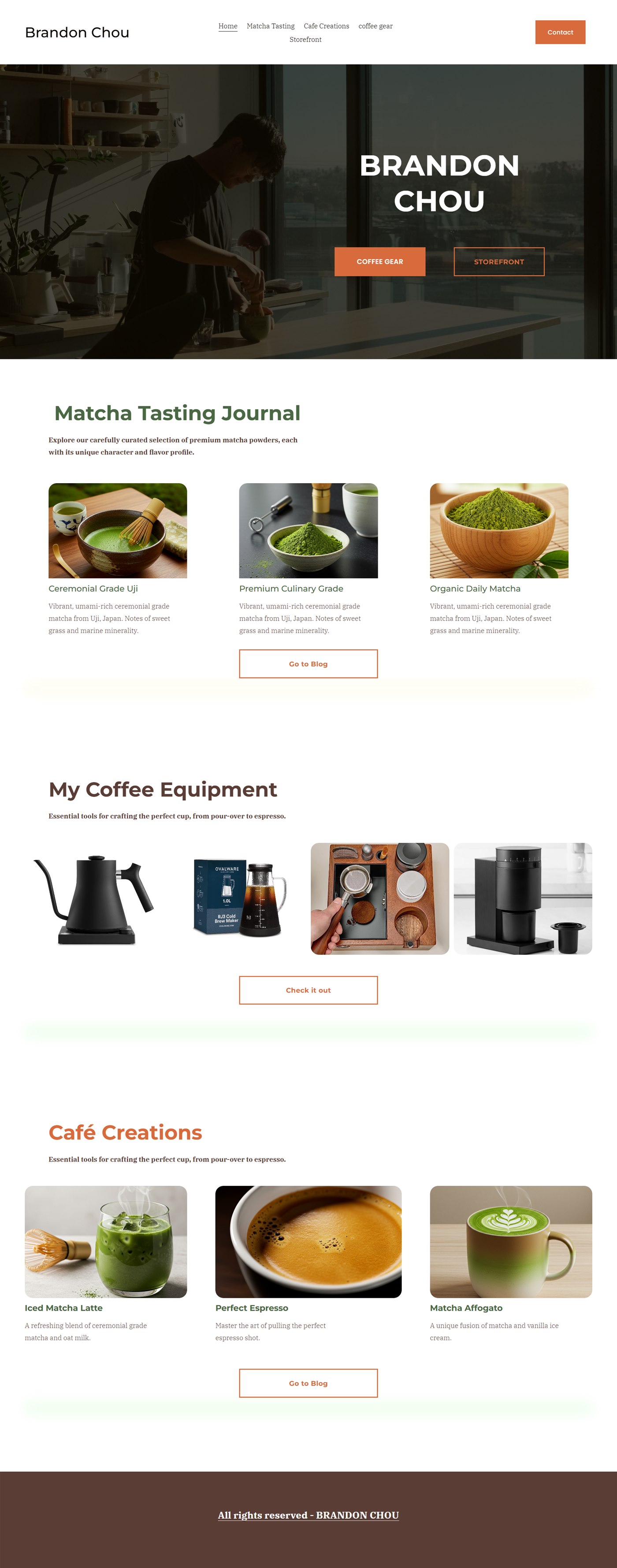 Brandon Chou Website Redesign