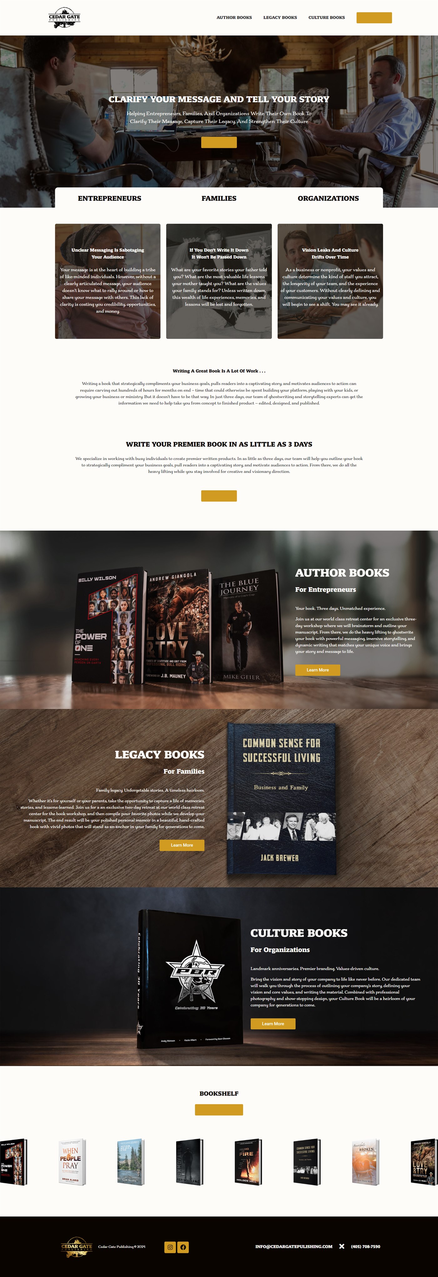 Cedargate Publishing website