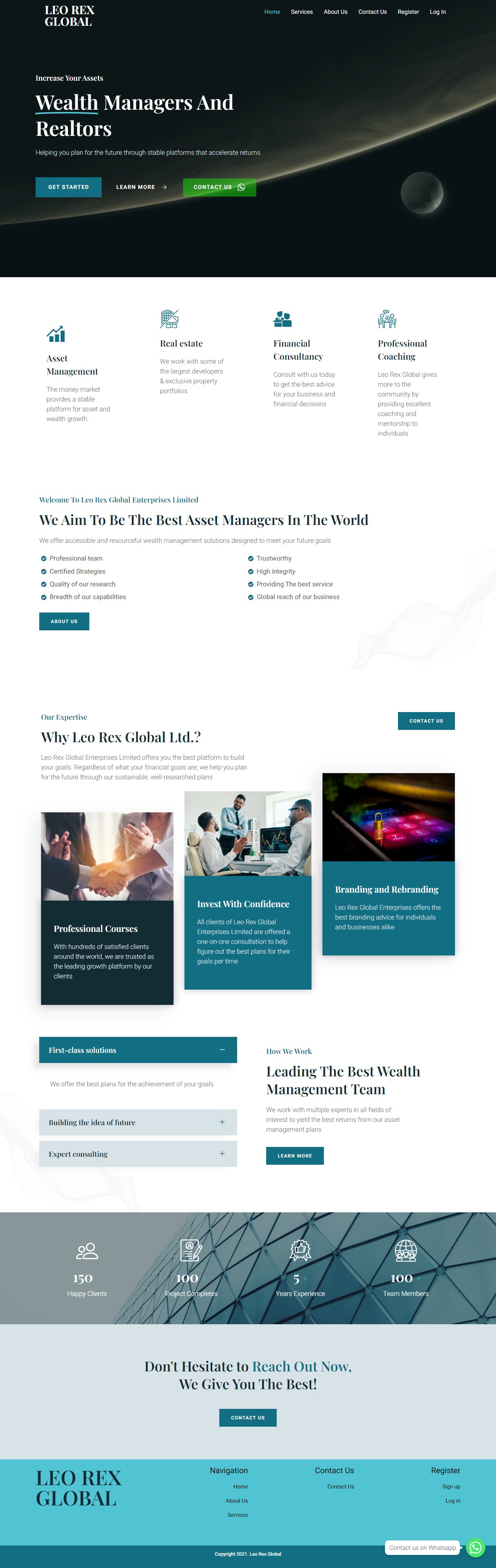 Leo Rex Global Website
