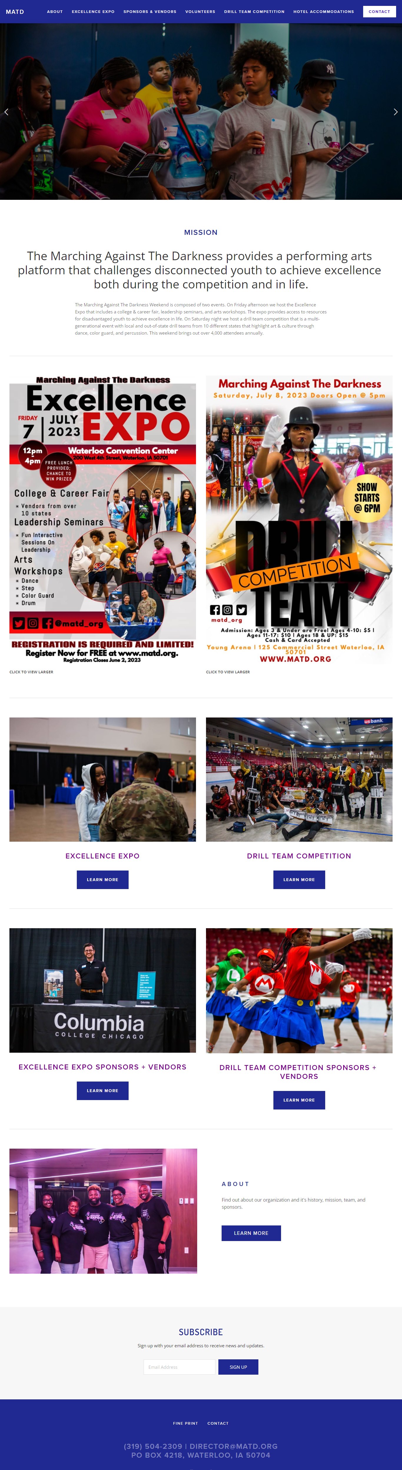 MATD Organization Website