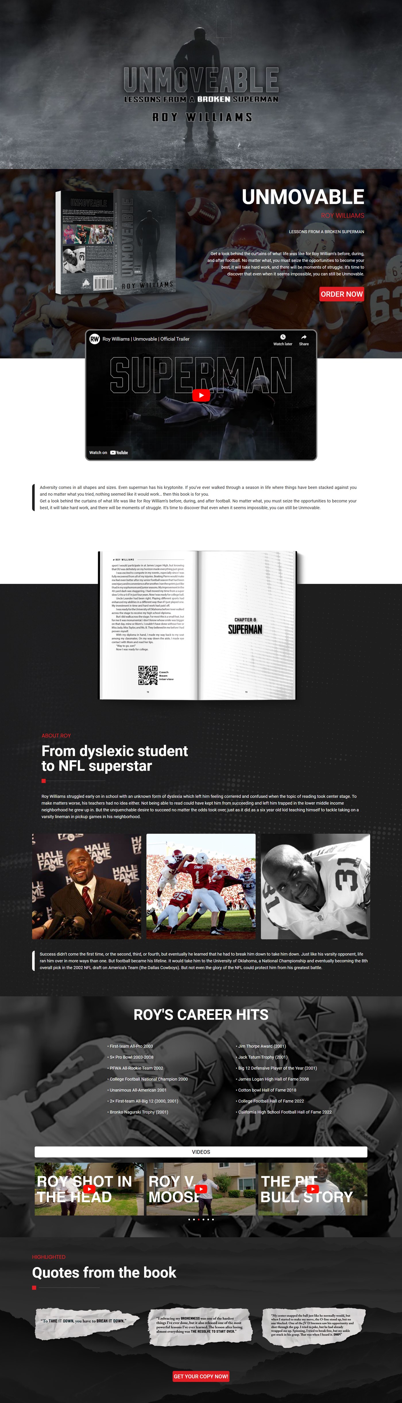 Royl Williams speaker website