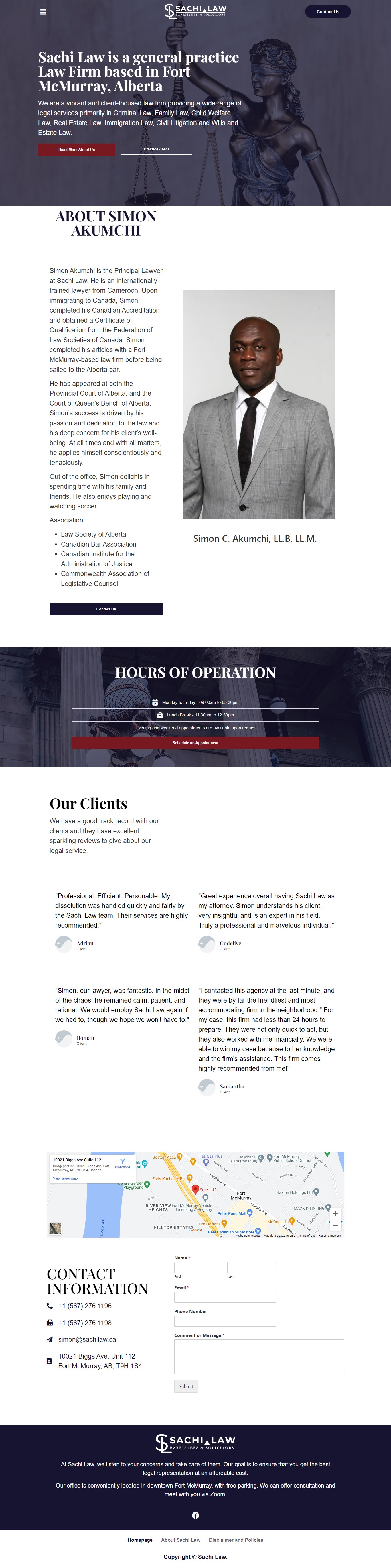 Sachi Law Website