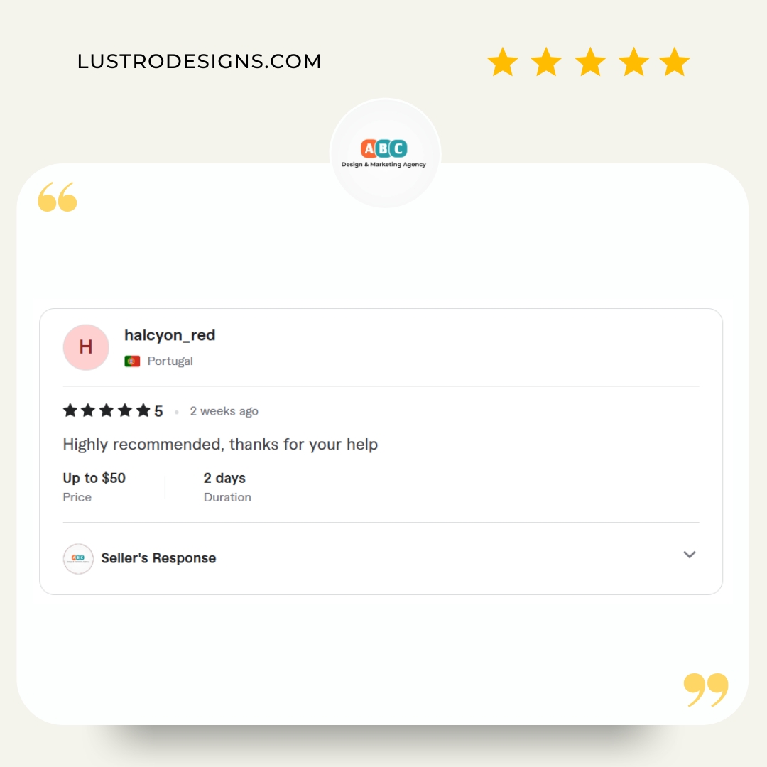 Client review screenshot