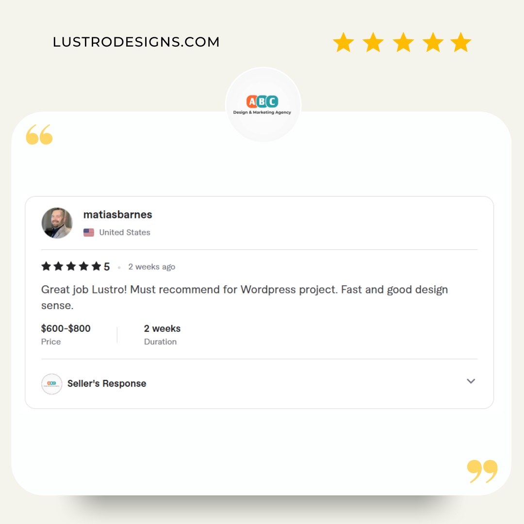 Client review screenshot