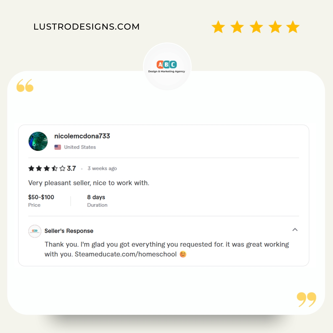 Client review screenshot